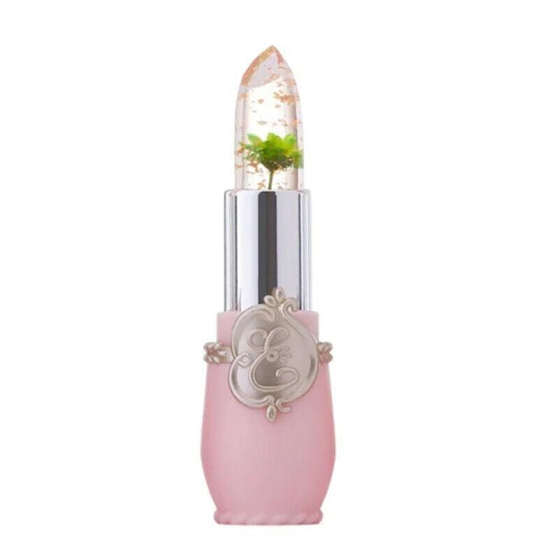 Flower Lipstick Color Jelly Transparent Magic Changing Lip Temperature Change Au - Green 10