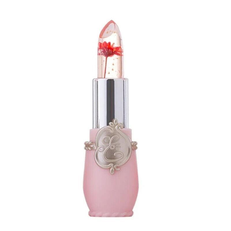 Flower Lipstick Color Jelly Transparent Magic Changing Lip Temperature Change Au - Yellow 8