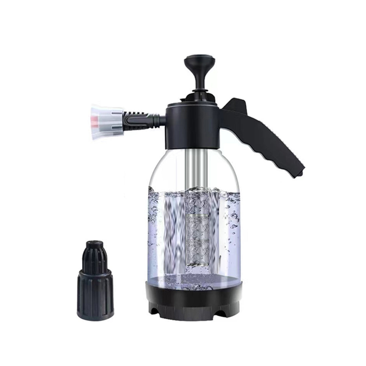 2L Car Wash Foam Sprayer Hand Held Pump Wash Spray Bottle Snow Foam Detailing - White 6