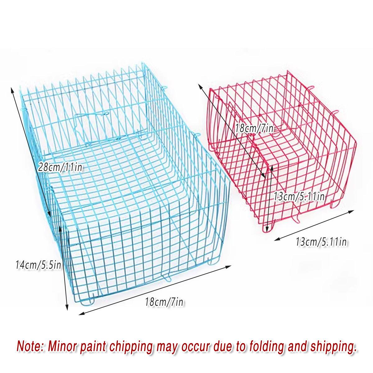 Small Bird Transport Collapsible Cage Travel Pet Carrier Portable Folding Cage - L 3