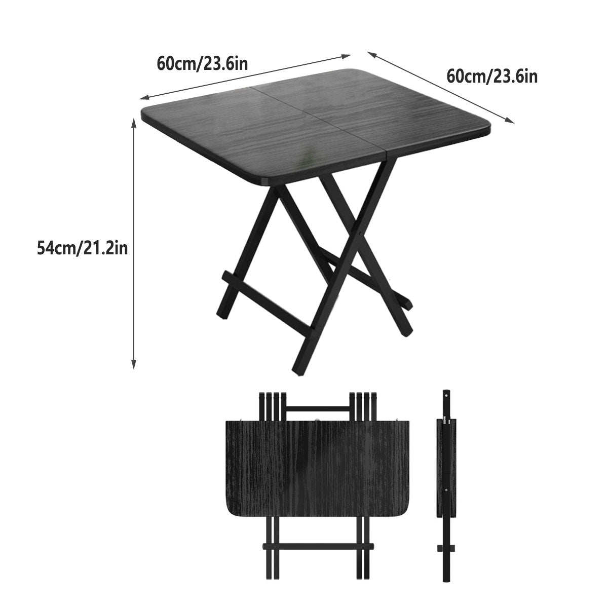 Folding Dining Table Model Portable Simple Household Table Compact Space Saving 3