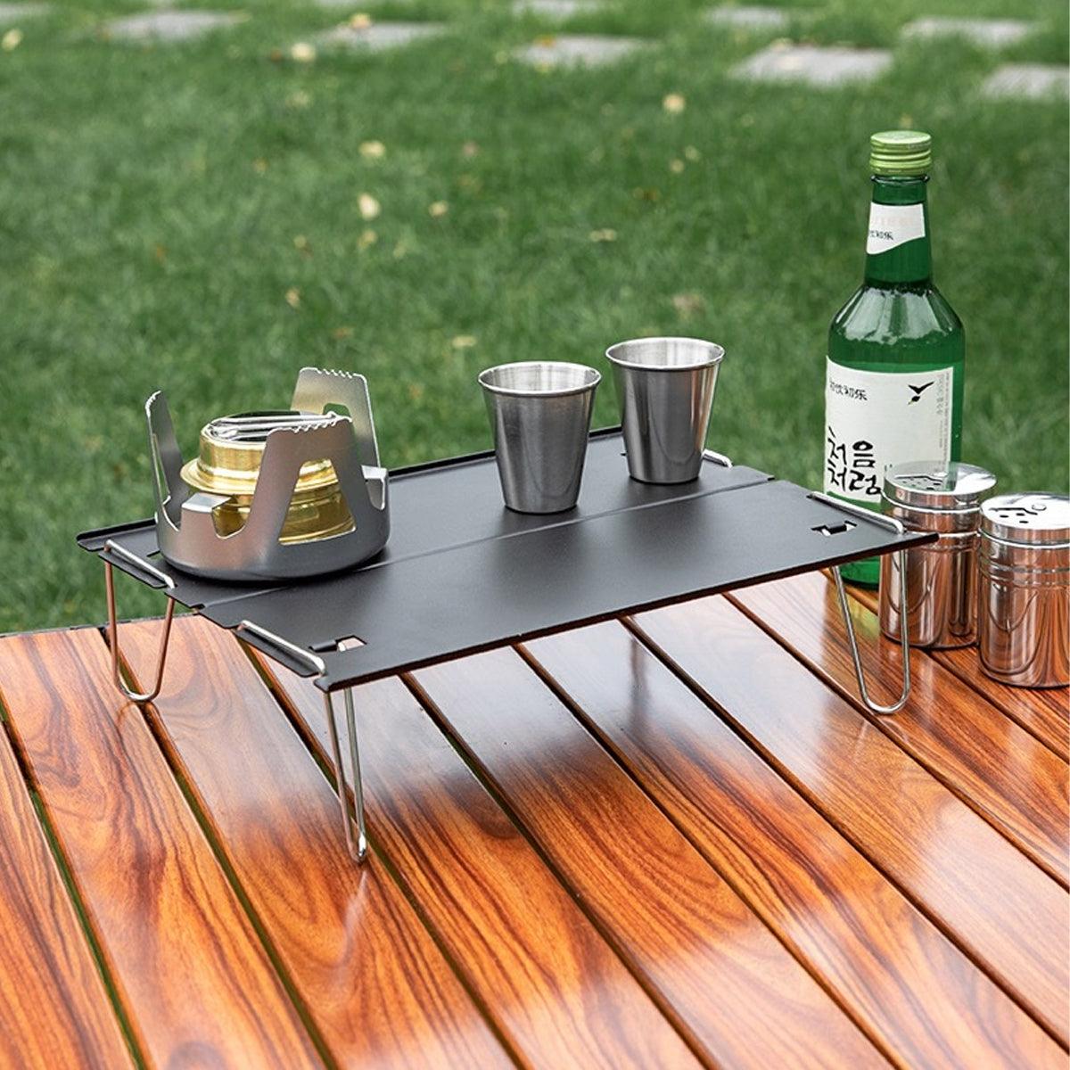 Aluminium Alloy Folding Table Portable Outdoor Camping Picnic Multifunctional 4