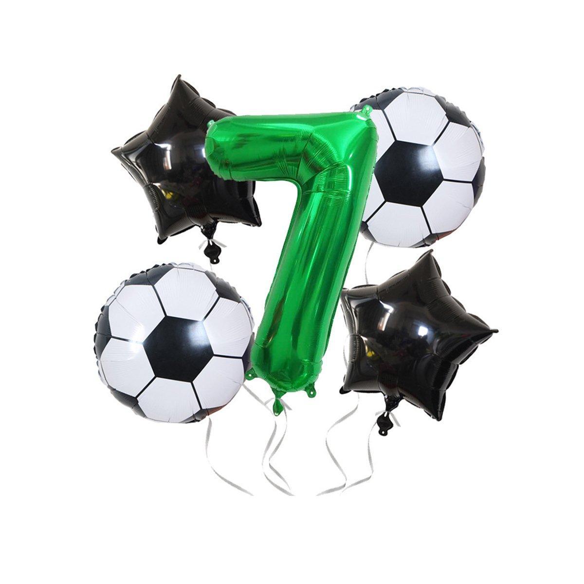 32 Inch Green Soccer Balloons 5 Pieces Set World Cup Birthday Party Decoration - 1 12
