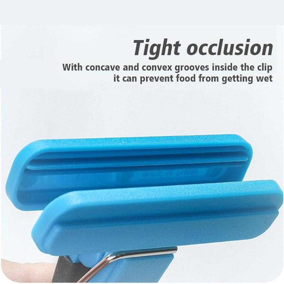 12pcs Plastic Bag Clips Food Storage Sealing Clips Snack Sealer Multi Purpose 4