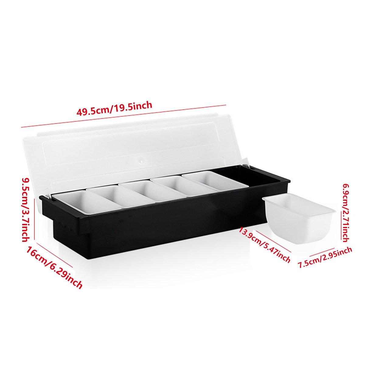 Multi Compartment Fruit Box Food Storage Container for Fresh Fruit Preservation 3