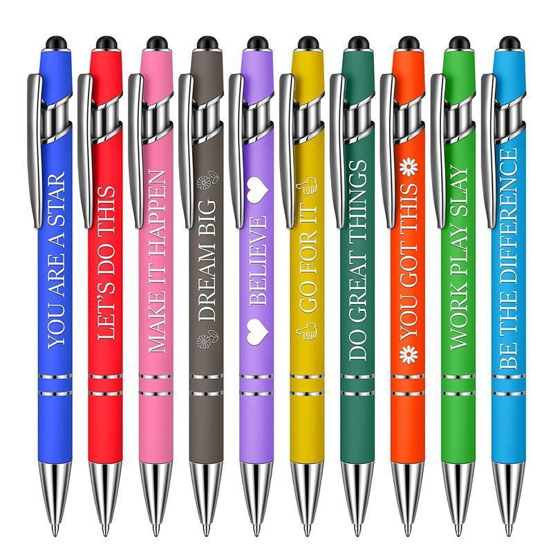 Funny Pens Swear Word Pen Set Black Ink Writing Pen Funny Office Diary Gift - Set B 9
