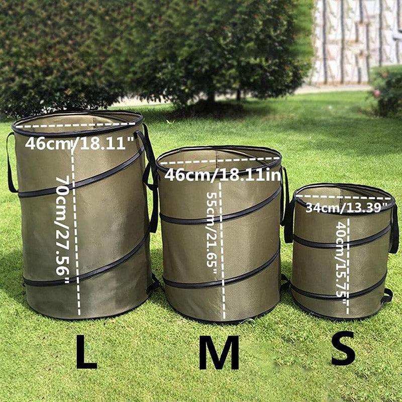 Collapsible Leaf Bin Outdoor Waste Bin for Garden Yard Cleanup and Storage - M 3