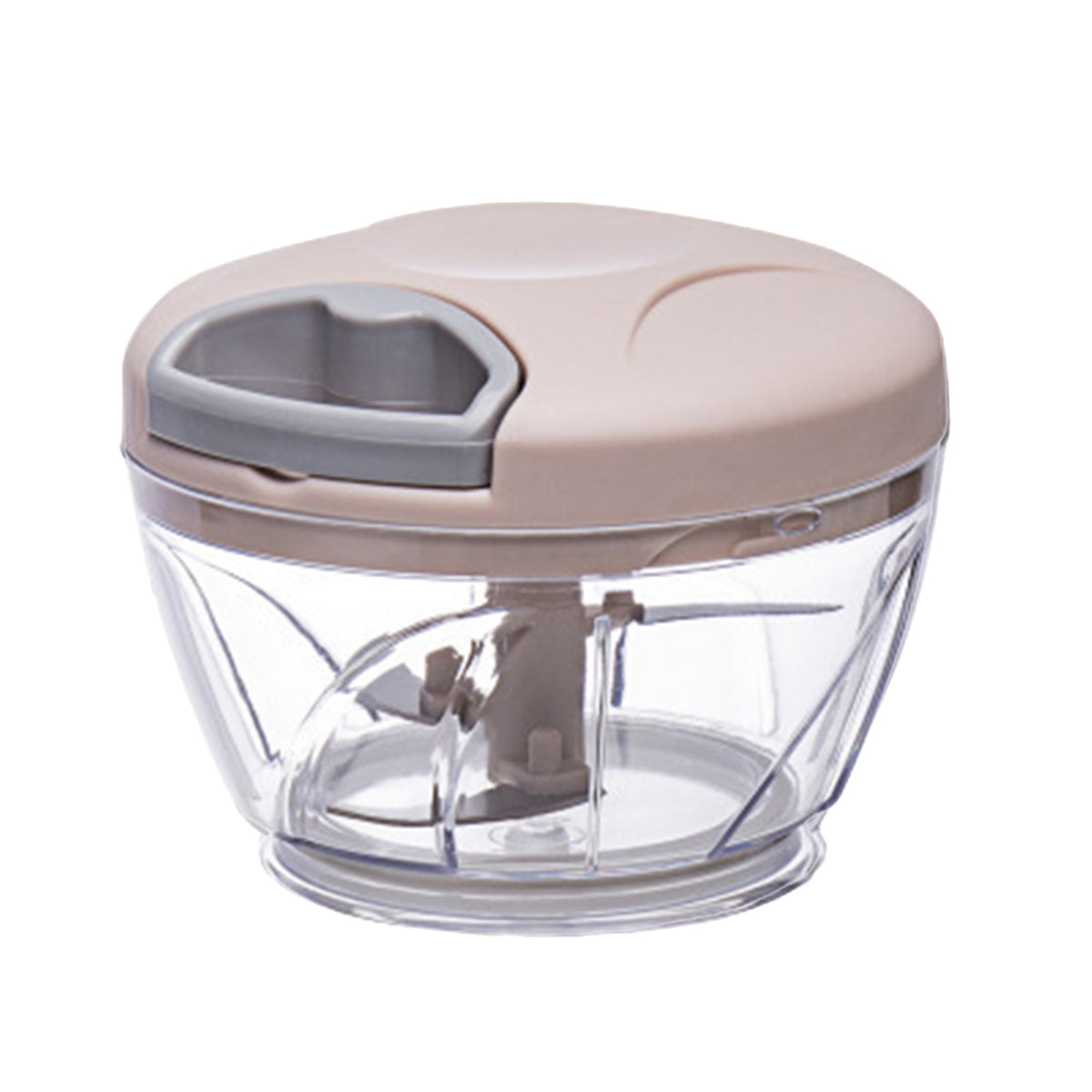 500ml Manual Meat Mincer Garlic Chopper Rotate Garlic Press Crusher Vegetabl - Pink 8