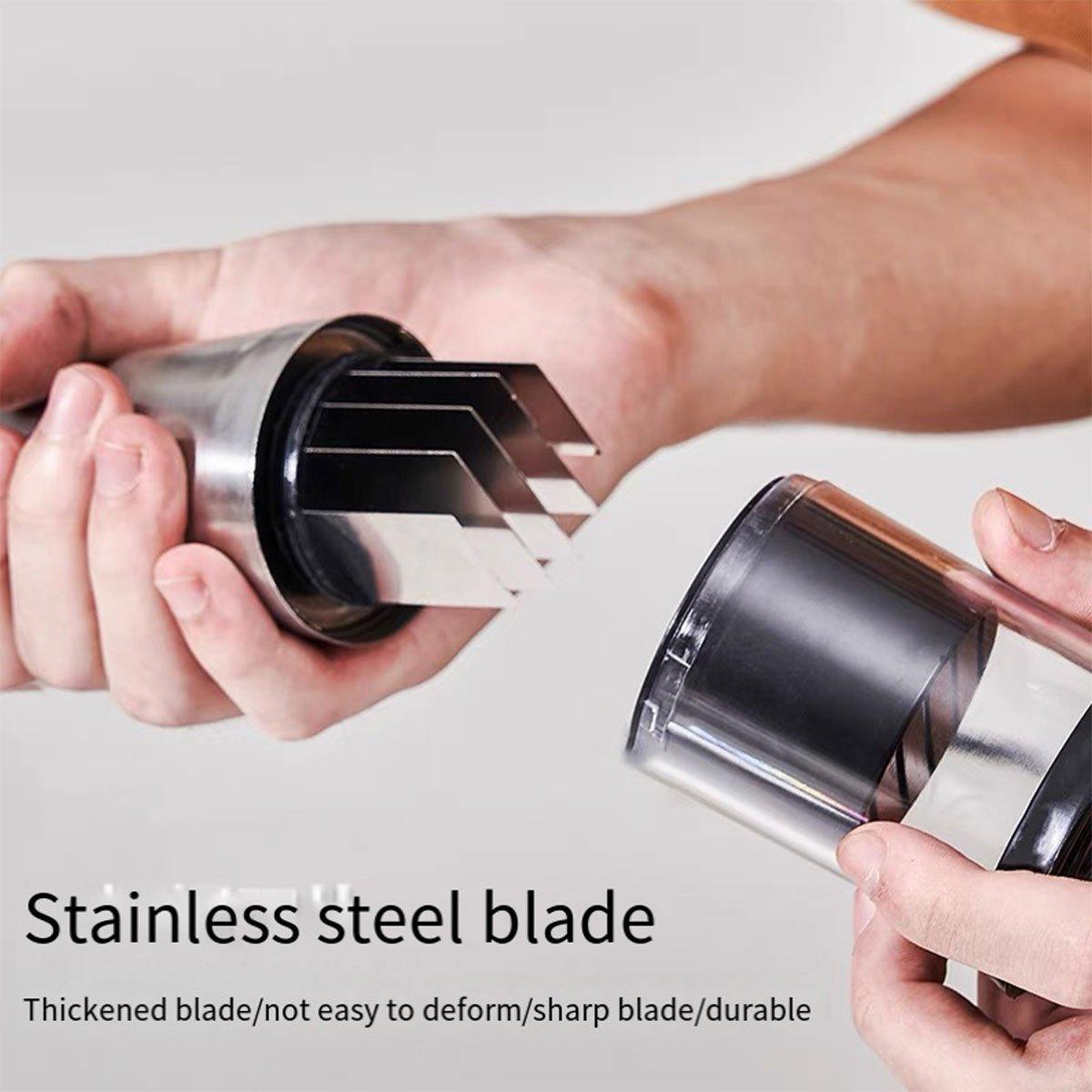 304 Stainless Steel Garlic Press Crusher Manual Garlic Mincer Kitchen Tool 5