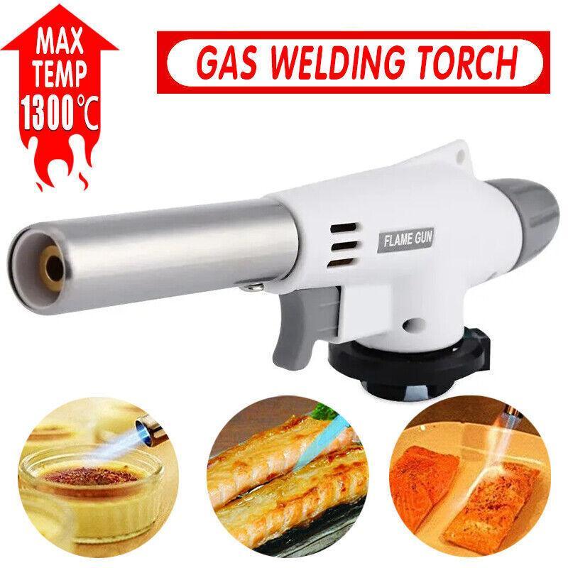 Gas Welding Torch Flame Jet Butane Blow Soldering Burner Lighter Solder