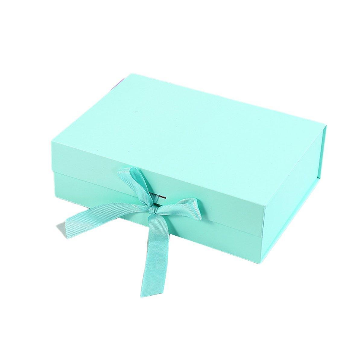 5X Medium Premium Gift Boxes with Ribbon Multi-Color Hamper Packaging Set - Orange 11