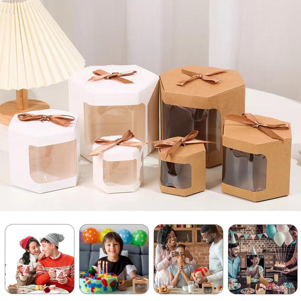 20PCS Small Gift Box Candy Storage Box Party Favor Treat Packaging Recyclable - White-S 5