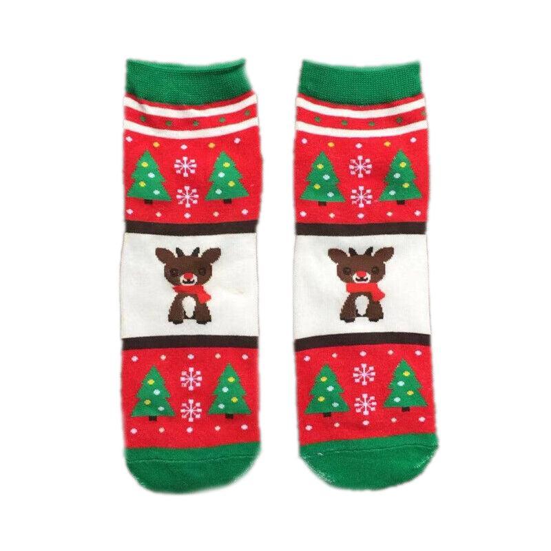 Christmas Socks Santa Reindeer Snowman Pattern Xmas Party Gift Stockings - Snowman 9