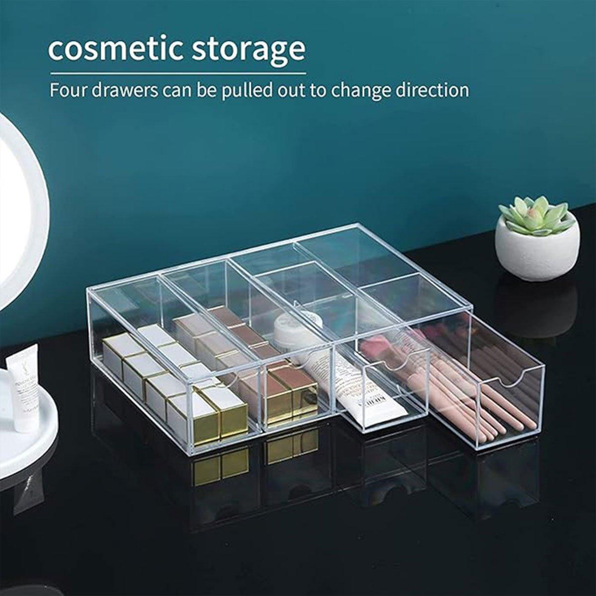 Stackable Acrylic Glasses Sunglasses Display Box Four Layer Drawer Storage 4