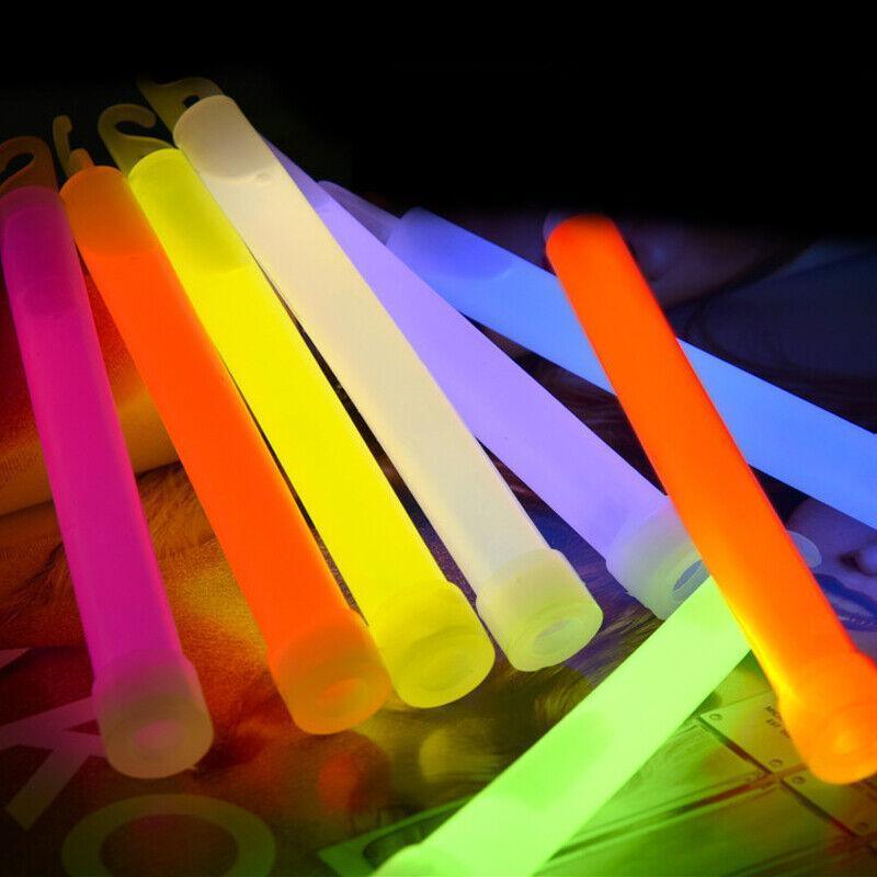 50 X 6 Inch Mixed Glow Sticks Party Rave Light Disco Glow In Dark - 10PCS 5