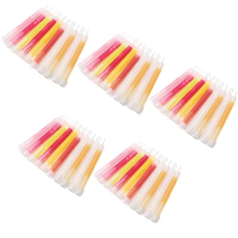50 X 6 Inch Mixed Glow Sticks Party Rave Light Disco Glow In Dark - 10PCS 7
