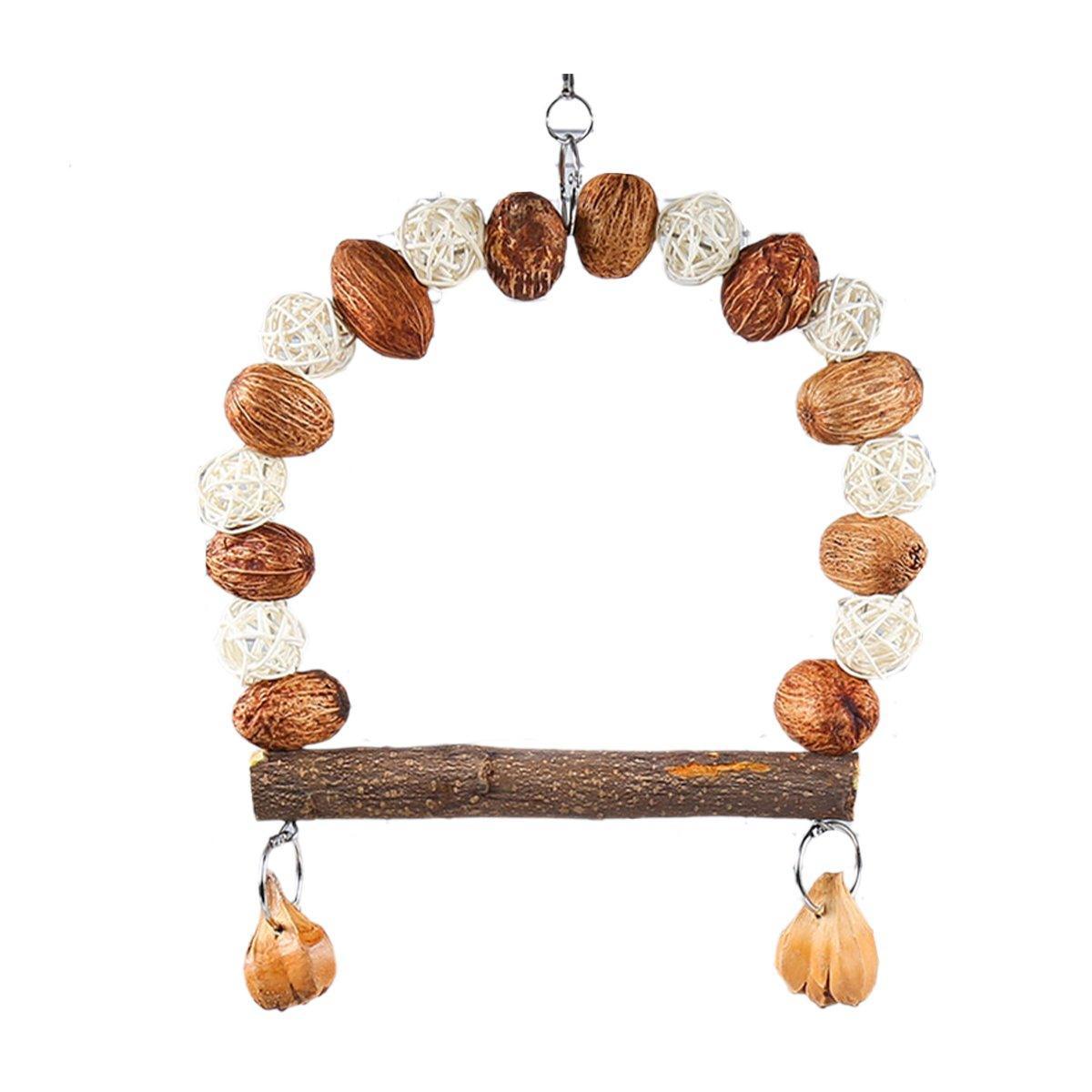 Parrot Chew Toy For Training Climbing Grinding Teeth Relief Durable Bird Toy - Pineapple Fruit 8