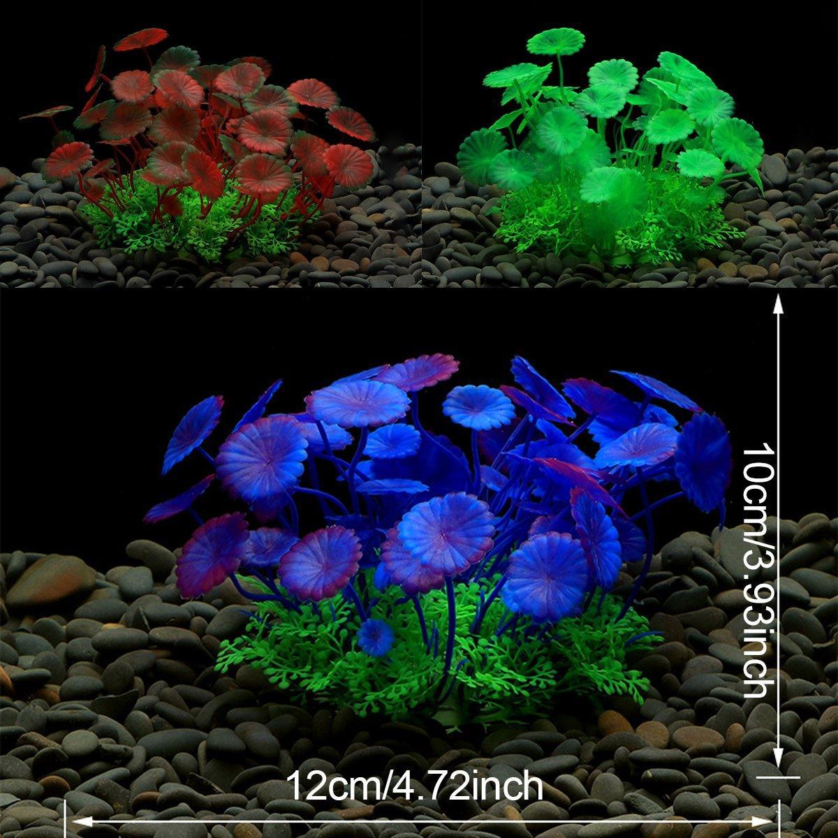 Artificial Water Grass Fish Tank Decoration Aquarium Landscape Simulation Plants - 05-3PCS 3