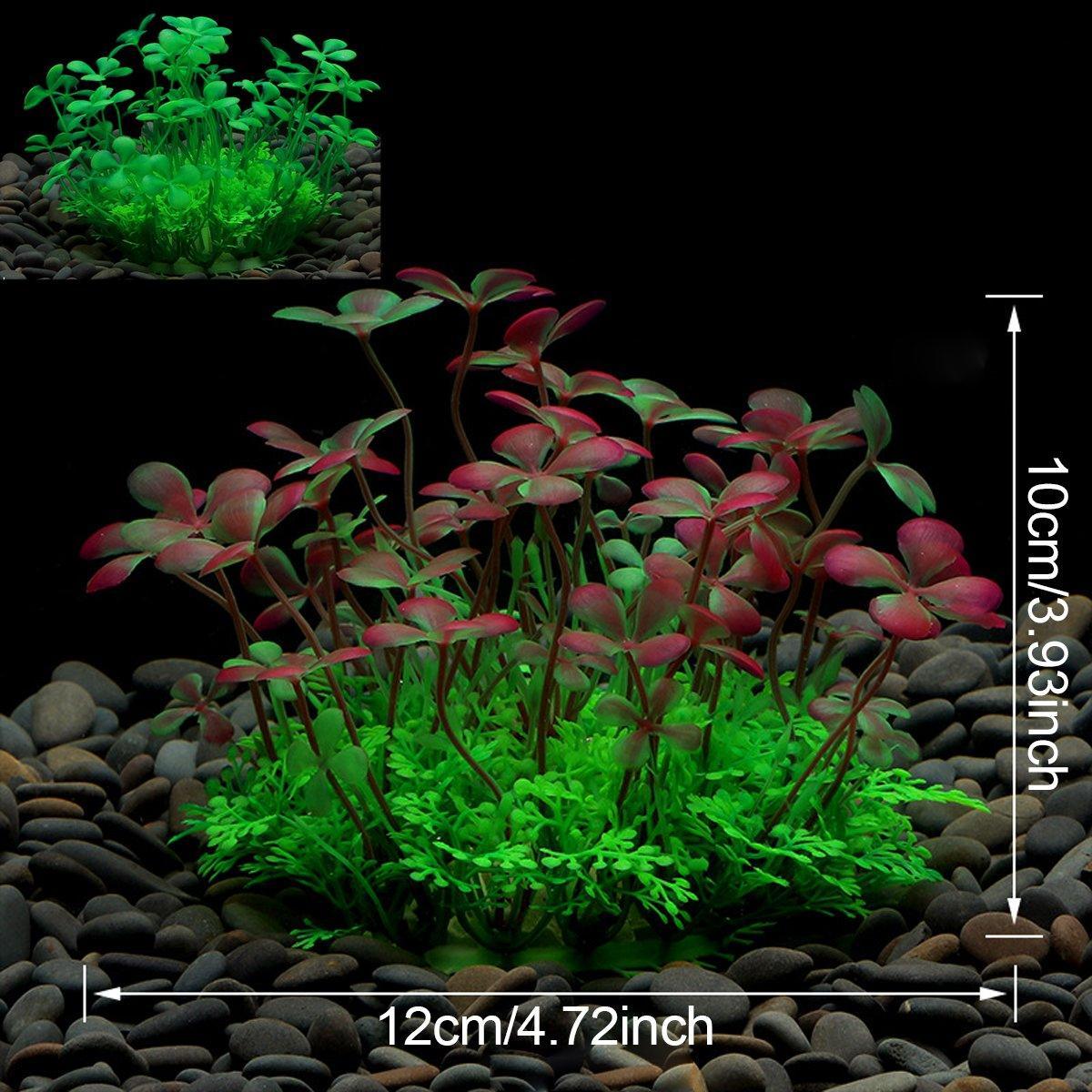 Artificial Water Grass Fish Tank Decoration Aquarium Landscape Simulation Plants - 05-3PCS 5