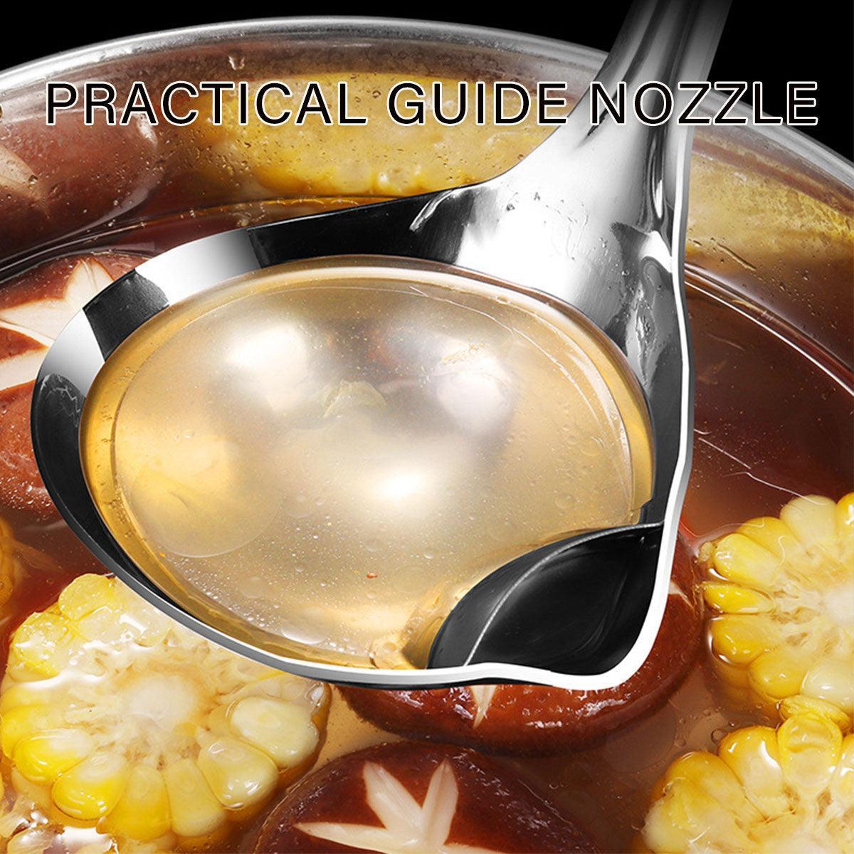 Oil Separator Spoon Kitchen Multifunctional Filter Household Hot Pot Soup Spoon - S 4