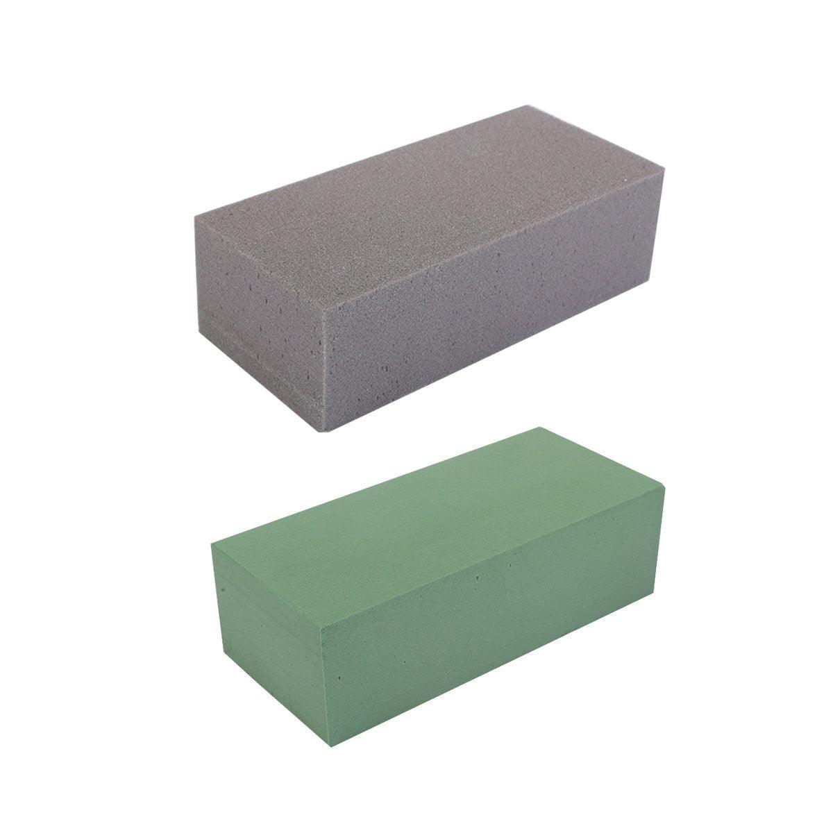 Floral Foam Blocks for Dry Wet Artificial Flower Arrangements Florist Supplies - Dry 2PCS