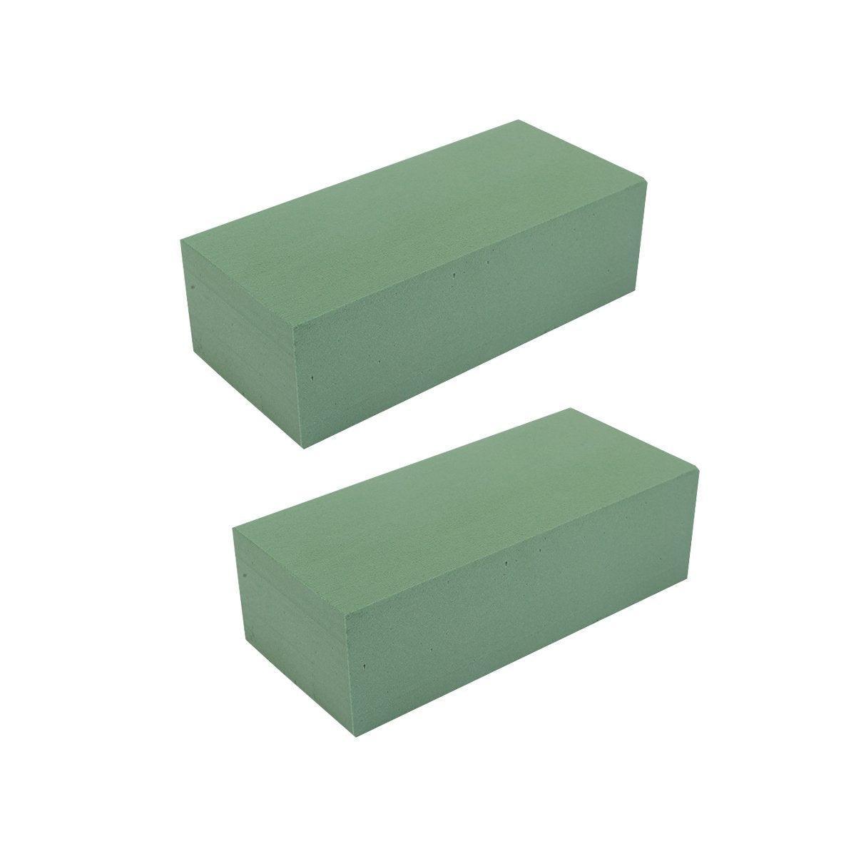 Floral Foam Blocks for Dry Wet Artificial Flower Arrangements Florist Supplies - Dry 2PCS 10