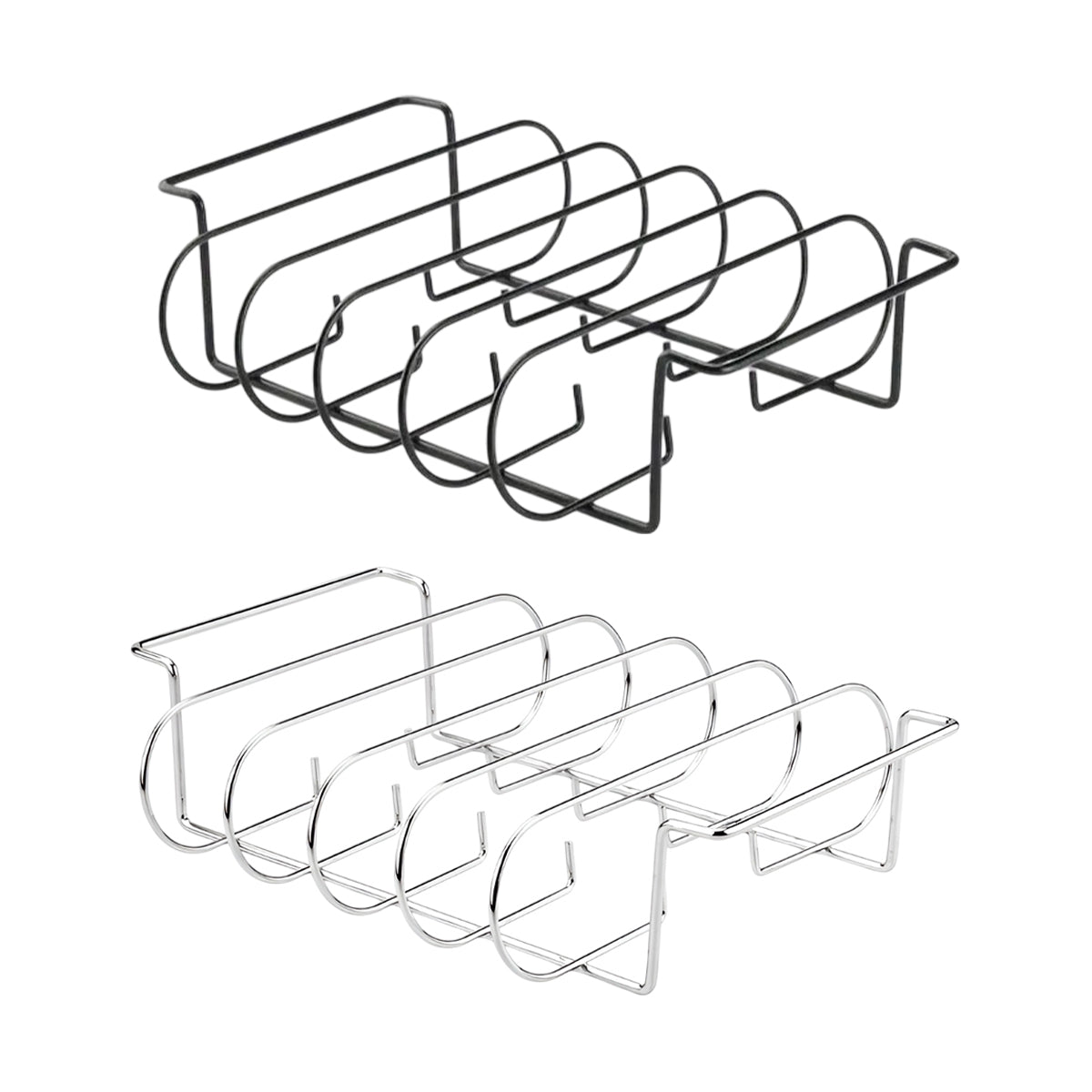 Barbecue Grill Net Outdoor BBQ Rack Cooking Basket Baking Tool Picnic Camping - Black