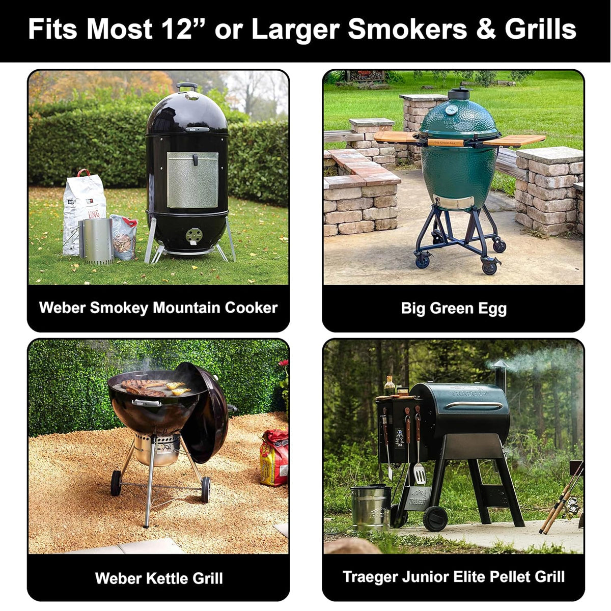 Barbecue Grill Net Outdoor BBQ Rack Cooking Basket Baking Tool Picnic Camping - Silver 5