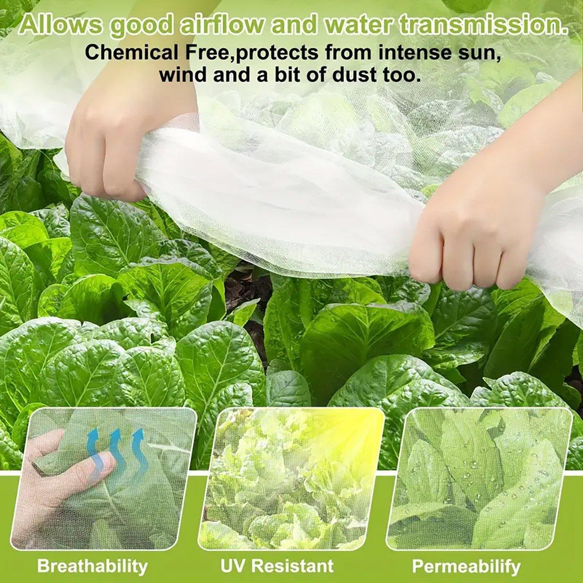 Agricultural Insect-proof Greenhouse Net for Fruit Vegetable Plant Protection - 250CMx5M 5