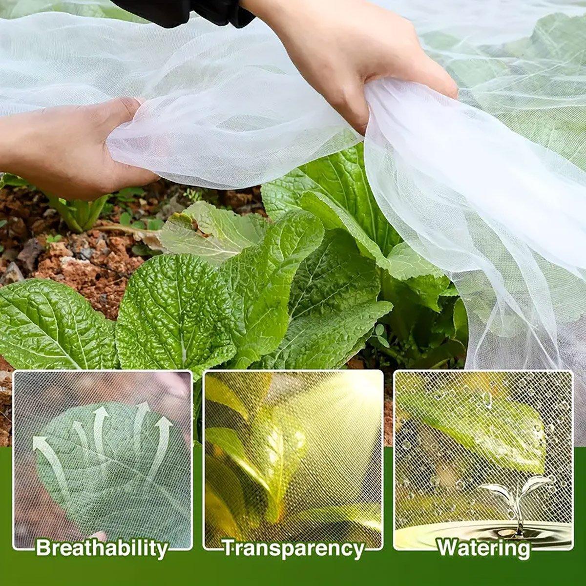 Agricultural Insect-proof Greenhouse Net for Fruit Vegetable Plant Protection - 250CMx6M 4