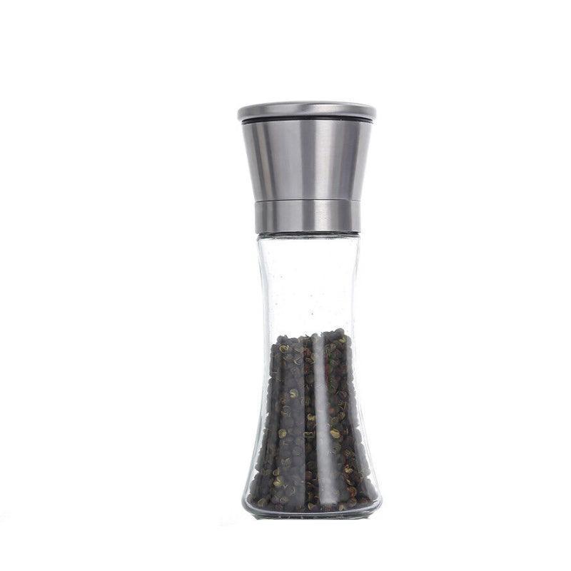 Stainless Steel Manual Salt and Pepper Grinder with Adjustable Ceramic Core - 200ML 7