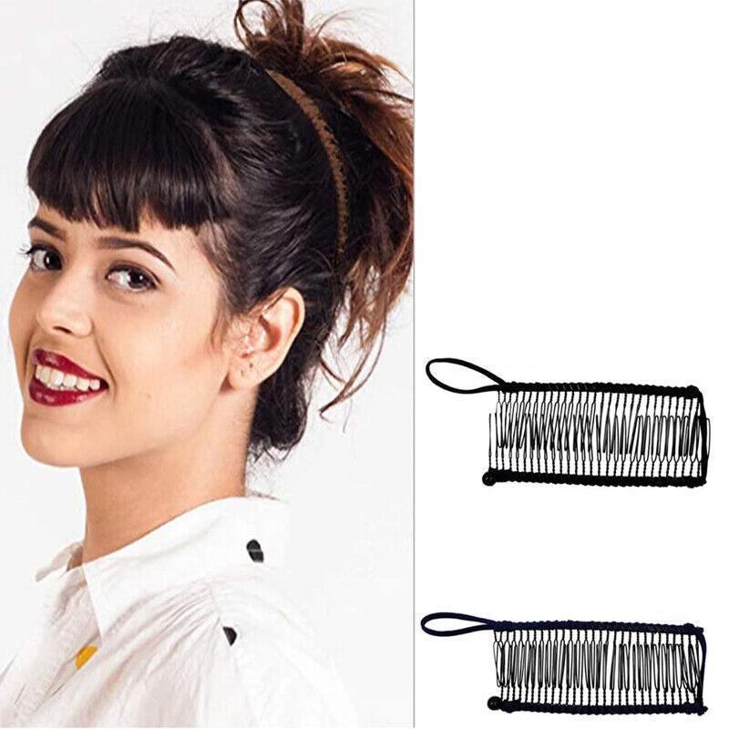 Vintage Banana Hair Clip Christmas Hair Claw Accessory Stretchable Banana Comb - 20 Teeth 5