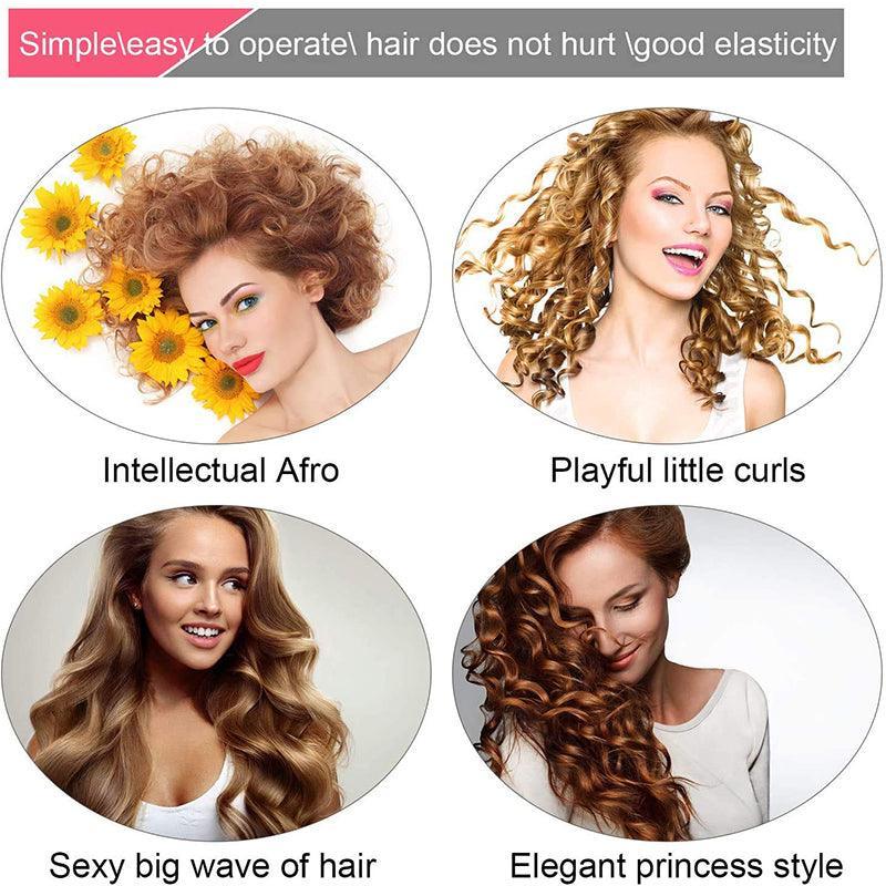 Magic Hair Curler No Heat 40Pcs Leverage Curlers Formers Spiral Styling Rollers 5