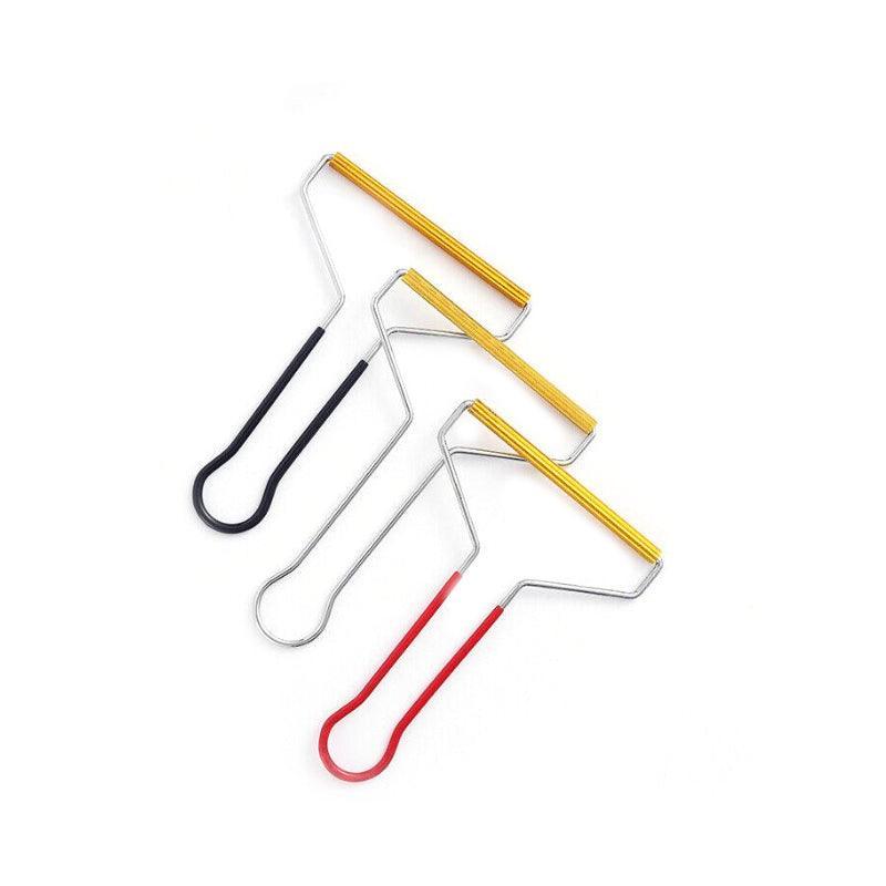 Lint Cleaner Pro Steel Manual Clothes Fluff Remover Fabric Sweater Fuzz Shaver - Silver