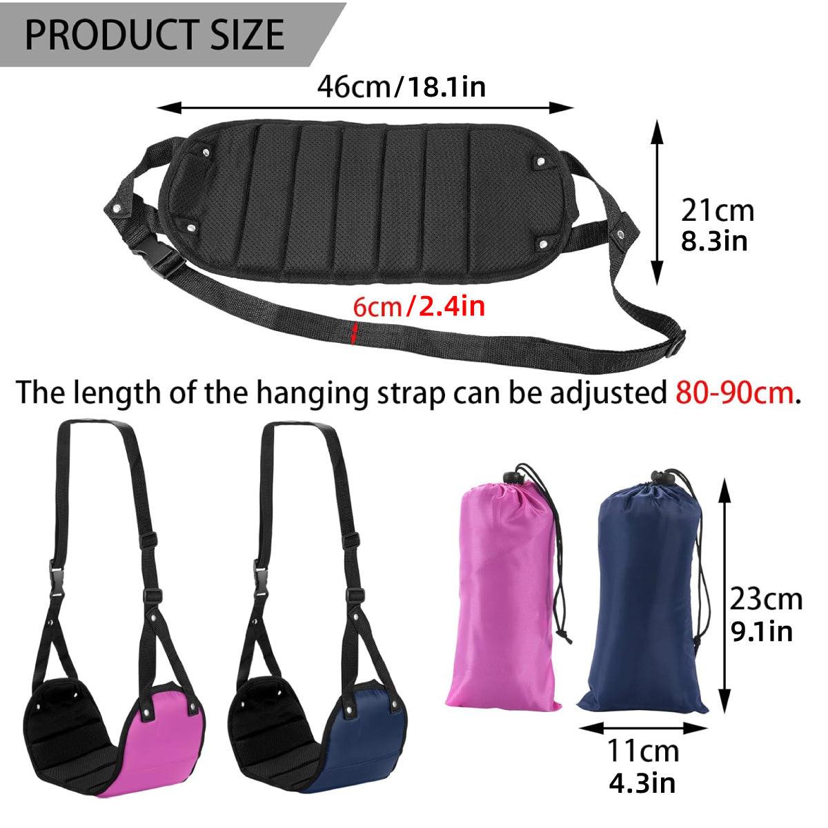 Travel Rest Hammock Office Foot Hammock Portable Rest for Relaxation Support - Rose Red 3