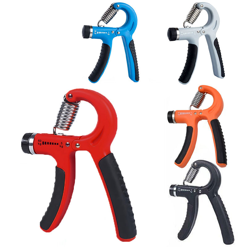Adjustable Power Hand Grip Forearm Exerciser Gripper Strengthener Trainer 5-60Kg - Black