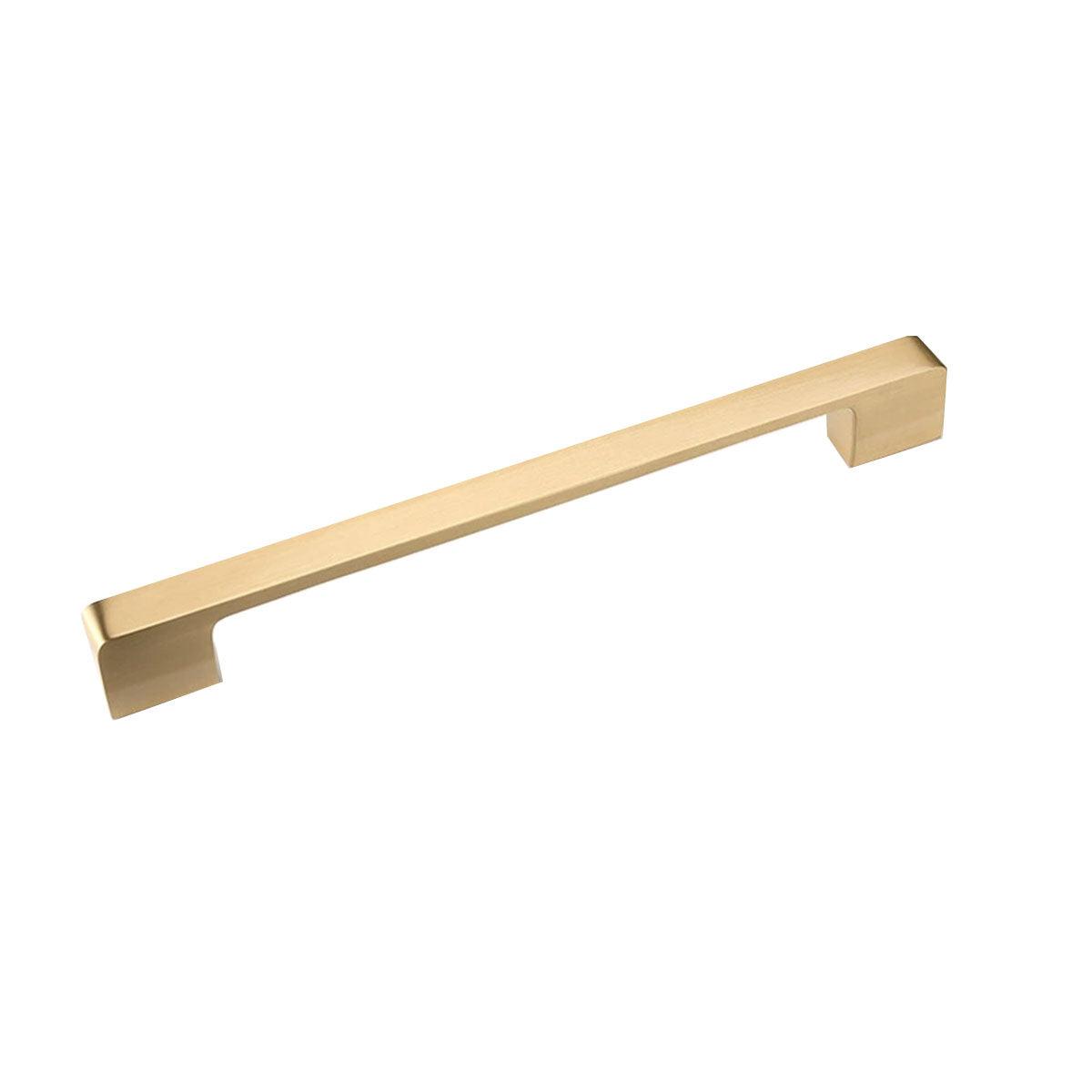 Modern Simple Handle Wardrobe Cabinet Drawer Pull All Copper Gold Door Handle - 160mm 10