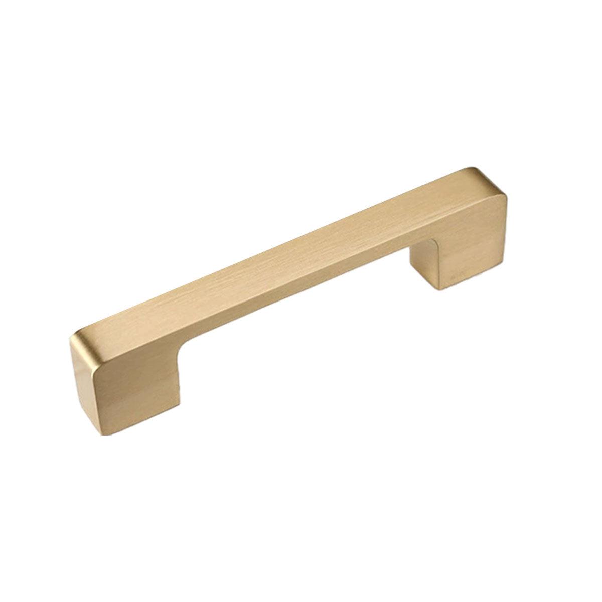 Modern Simple Handle Wardrobe Cabinet Drawer Pull All Copper Gold Door Handle - 64mm 8