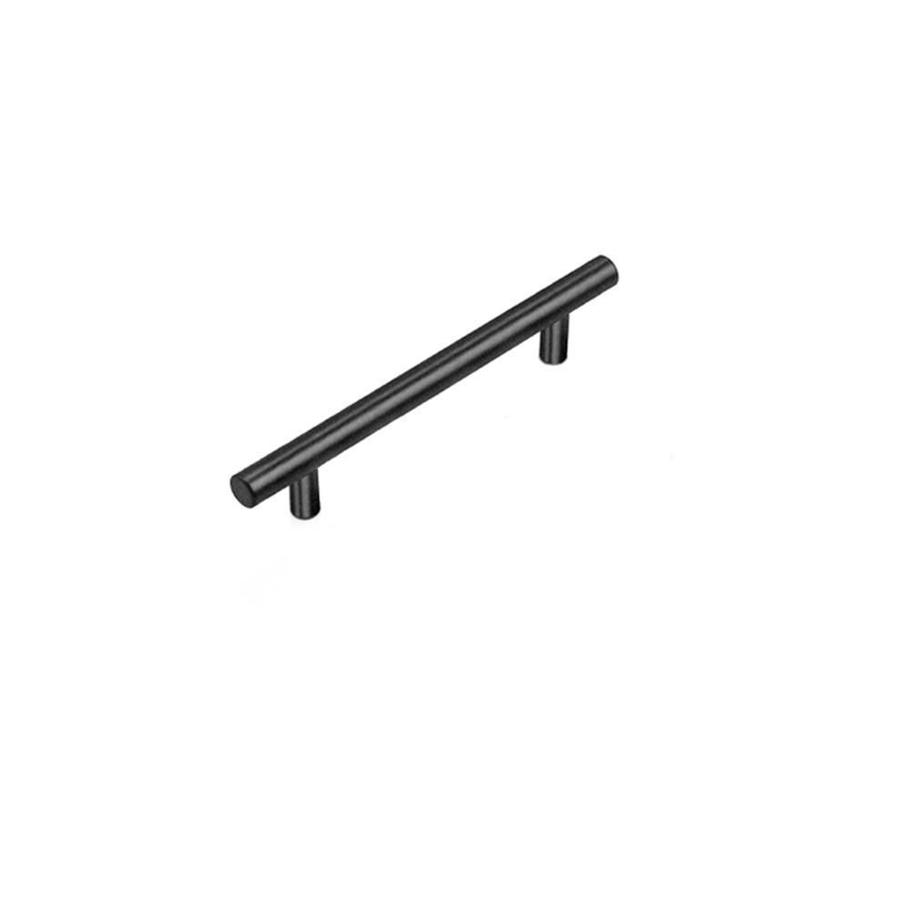 5PCS Black Kitchen Cabinet Door Handles Stainless Steel Door Drawer Pull T Bar - 350mm/224mm 14