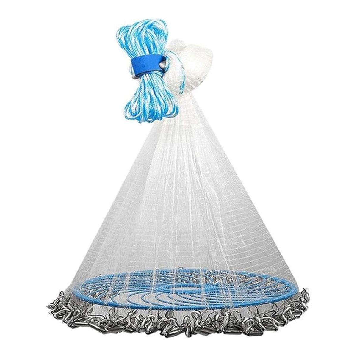 Frisbee Hand Casting Fishing Net Easy Throw Bait Net Swinging Tackle Gear - 480cm 7
