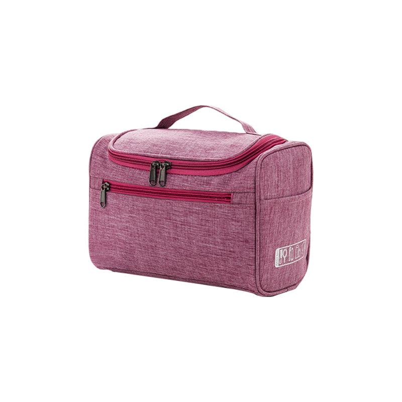 Womens Cosmetic Bag Make Up Case Travel Toiletry Wash Organiser Vanity Nail Box - Rose Red 6