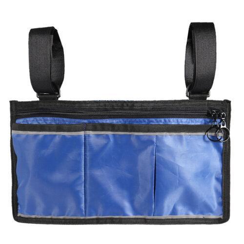 Waterproof Organizer Side Bag for Wheelchairs and Walkers - Black 7