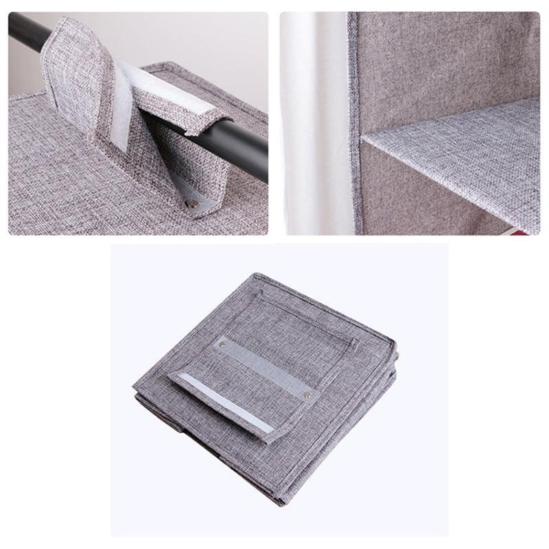 3/4/5 Tier Hanging Closet Organizer Fabric Storage Shelves for Wardrobe and Shoes - 4 Tier 3