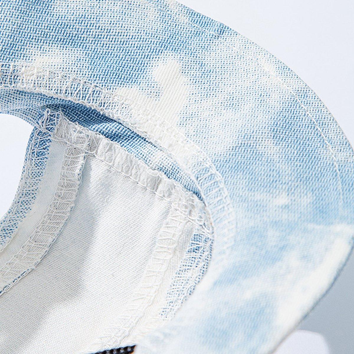 Adjustable Pet Hat with Cute Leaky Ears Sunscreen Fisherman Hat Four Seasons Use - Orange Red - L 5