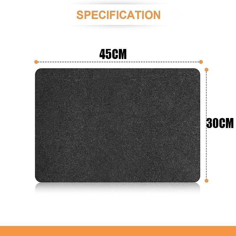 Non Slip Heat Resistant Kitchen Mat for Air Fryer Coffee Maker Toaster 30x45cm 3