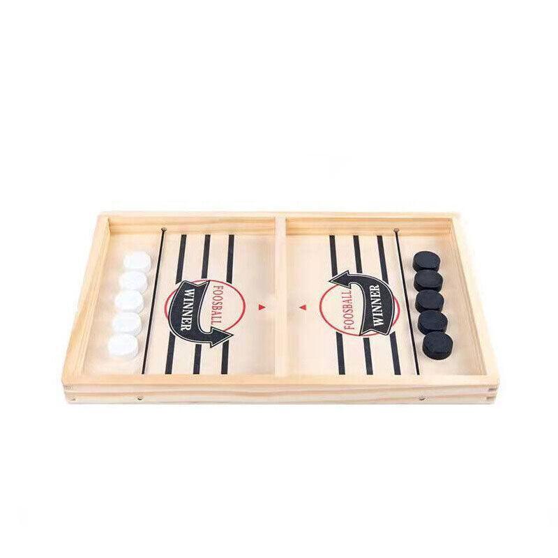 Fast Sling Puck Table Hockey Game Board for Family Party 2 Player Toy Set - L (54X29.5CM) 6