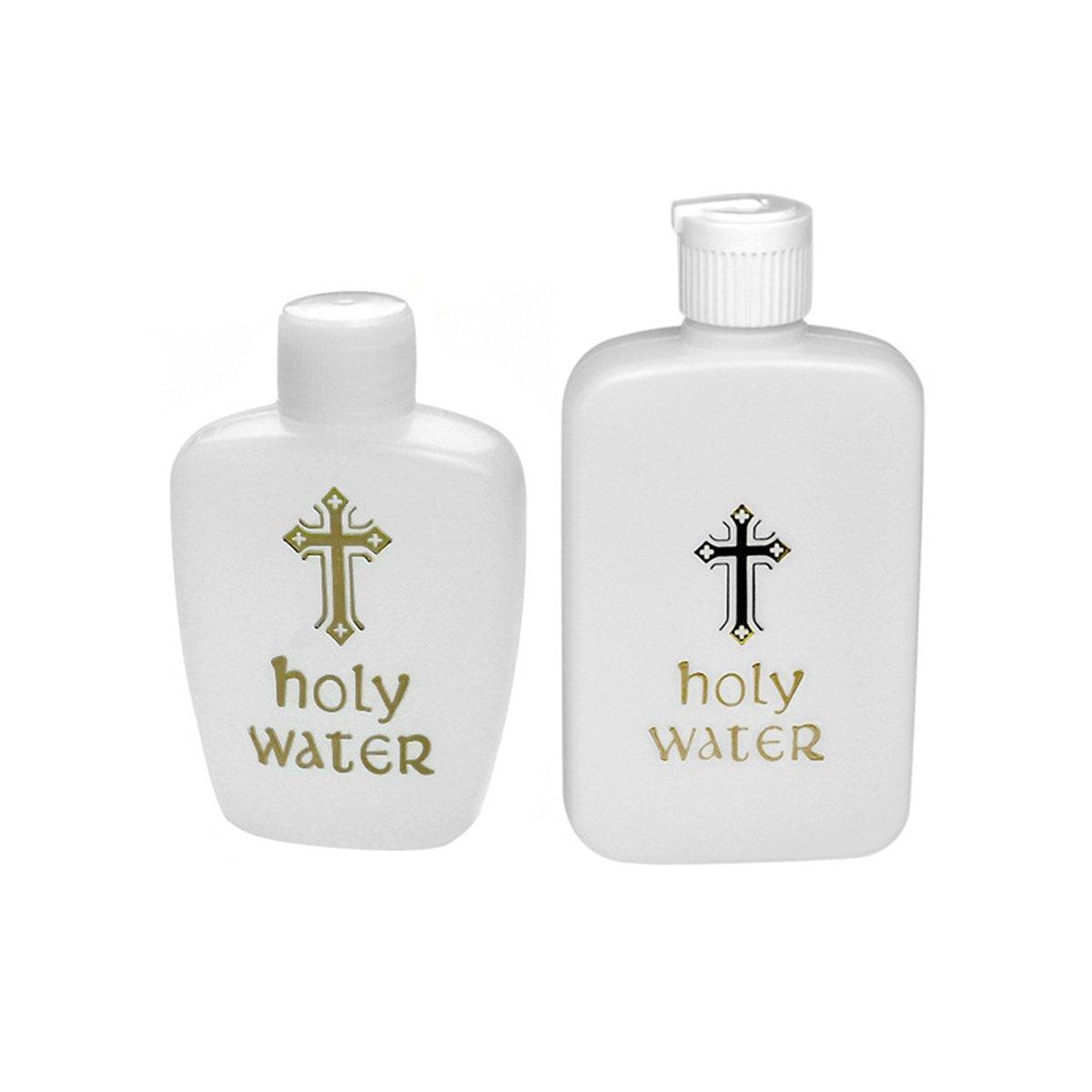 10XHoly Water Bottle Gold For Cross Plastic Portable Holy Water Container Easter 4