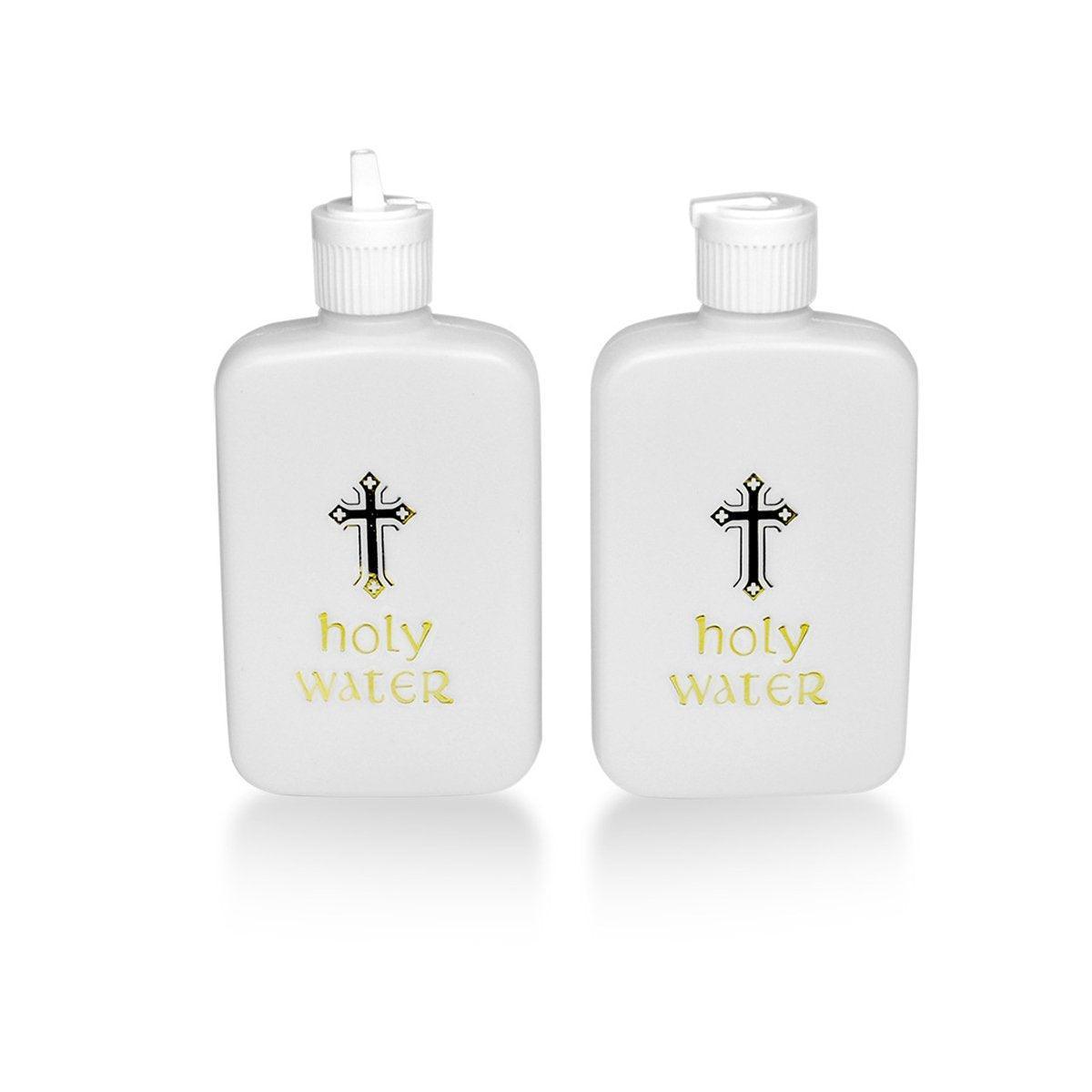 10XHoly Water Bottle Gold For Cross Plastic Portable Holy Water Container Easter 5