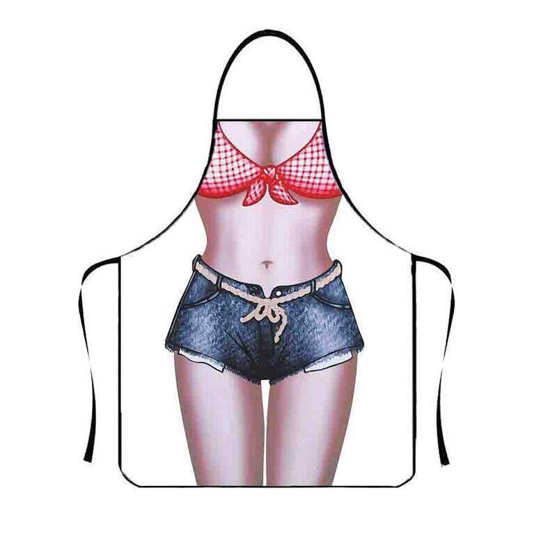 Funny Adult Men Women Novelty Aprons Party Game Cooking Kitchen BBQ Baking - Hot Pants Girl 6