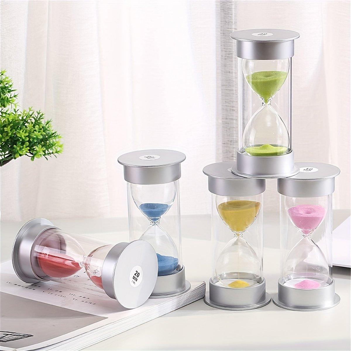 10/15/30 Minute Hourglass Timer Sand Timer for Home Office and Classroom Use - Sky Blue-10min 4
